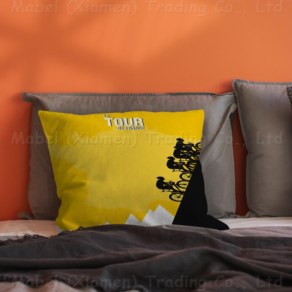 TTour DDe FFrance Pillow Cushion Cover Pillowcase Living Room Sofa Home Decor Customized