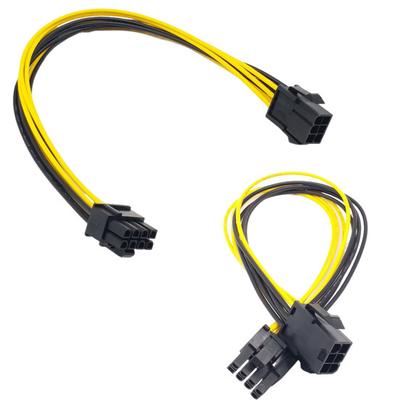 Graphics Card Power Pin Female To 8 Cable 6 Pin Male PCI Express Power Converter Cable