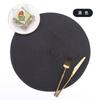 Ningxin PP Round Hand-woven Placemat Thermal Insulation Mat Table Mat Hotel Western Food Mat Non-slip Mat Home Decoration