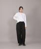 SAINTCREW Pocketless Work Elastic Waist Wide Pants Eww-385 Black
