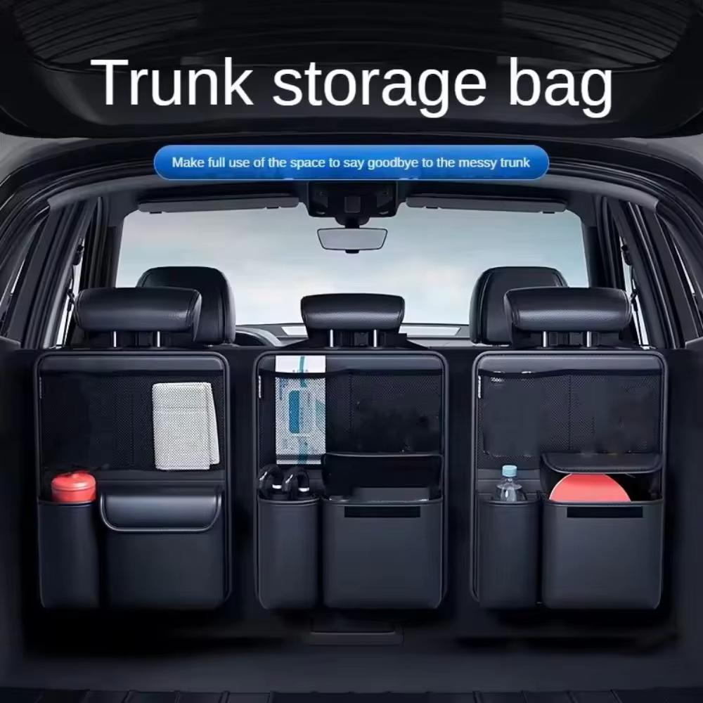 1 1pcs  Car Seat Storage Bag, Car Backrest Storage Bag, Multifunctional Car Storage Box for Automotive Supplies