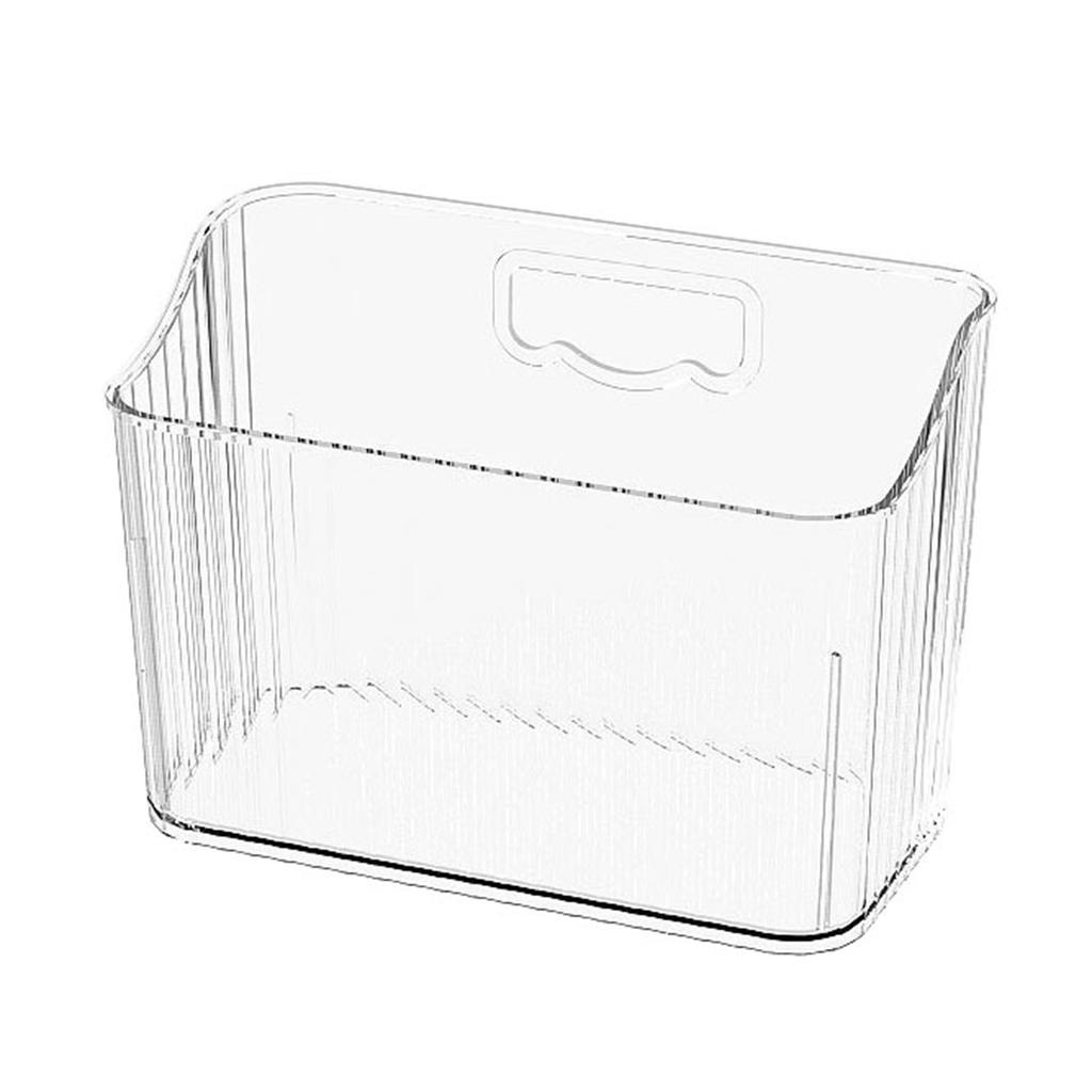 Floating Shelves Bin Organizer Plastic Hole Free Wall Mounted Storage Organizer Box