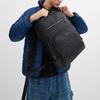 Coach Ethan 32 Reißverschluss Markenaufdruck Beschichtetes Canvas Rucksack Herren Rucksack Anthrazit Schwarz CV919-QBMI5