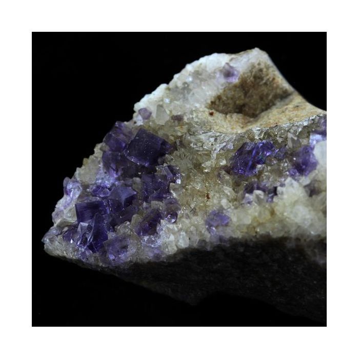 Pierres et Minéraux. Fluorite + Quartz. 386.0 ct. La Cabaña, Berbes, Asturias, Espagne.