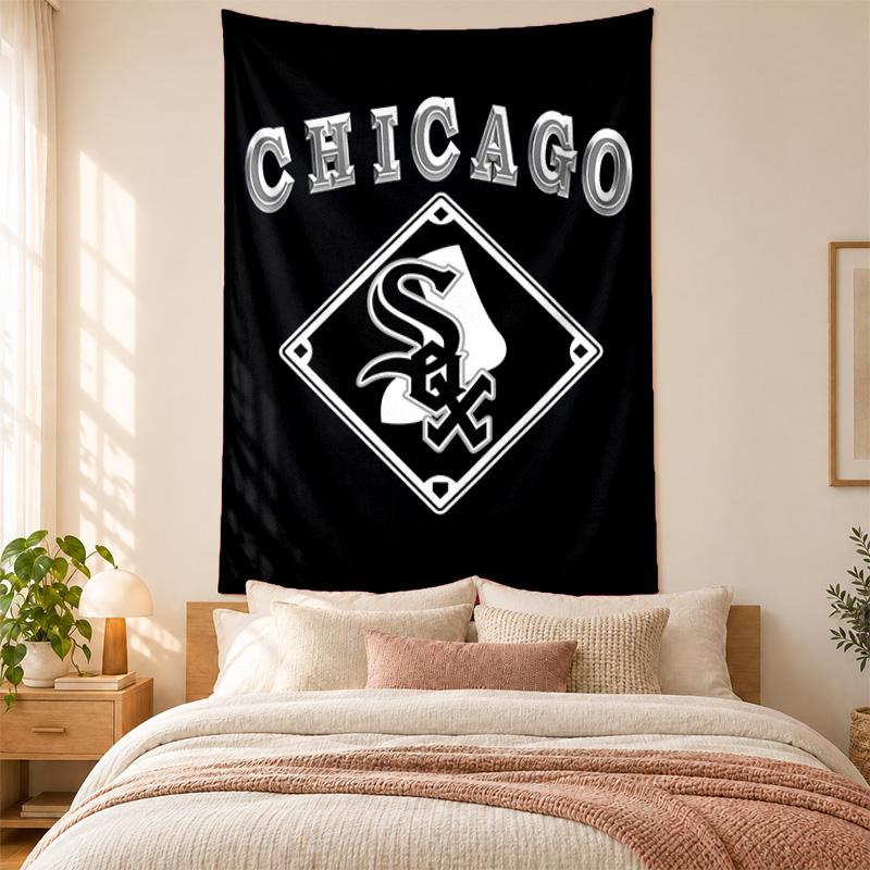Chicago White Sox Tapestry Highquality for Decorating Living Room Bedroom Dorm Walls Ideal As Bedroom Wallart Orholiday Gift