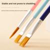 6 pcs sets multi-functional round head art painting plastic rod children DIY paint watercolor gouache oil brush for art lessons