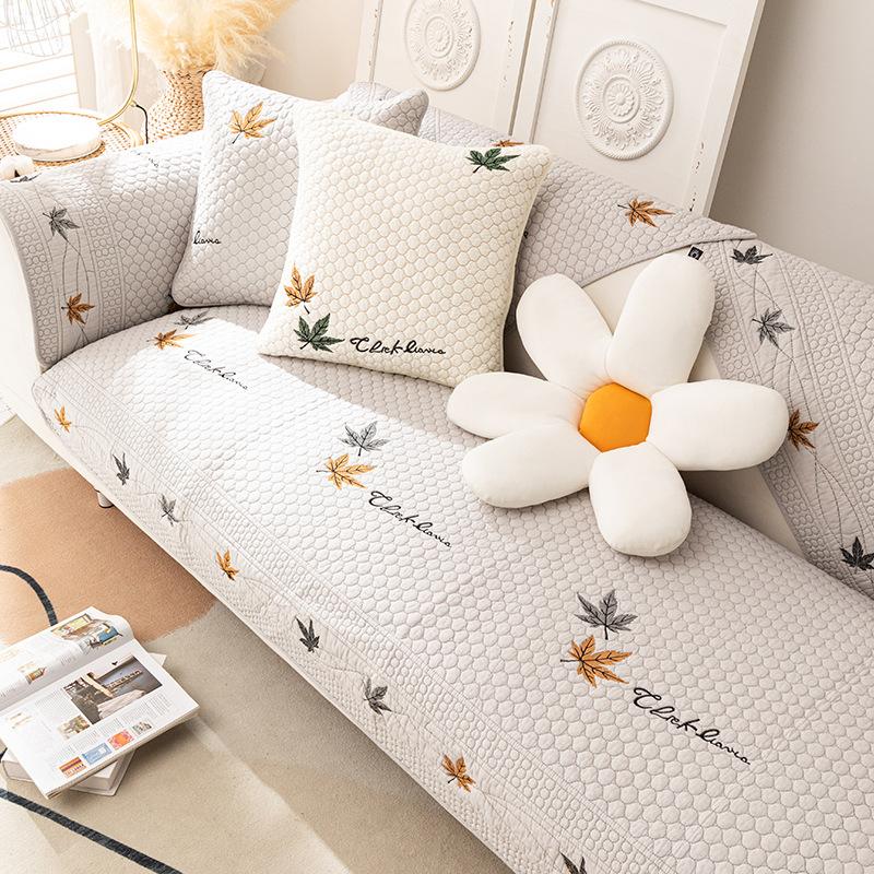 

Промываемая водой хлопковая диванная подушка. Всесезонная универсальная хлопковая подушка. Простой противоскользящий чехол и полотенце. 70*70cm