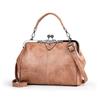 Classic Retro Design Women'S Crossbody Bags For Women Leather Handbag Shoulder Bag With Clip Fashion Thickened Vintage Tote Bag
