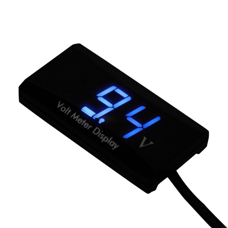2025 Ny digital voltmeter LED digital skjerm Sirkulær voltmeter Bilspenningsmåler 8-16V Digital skjerm Voltmeter