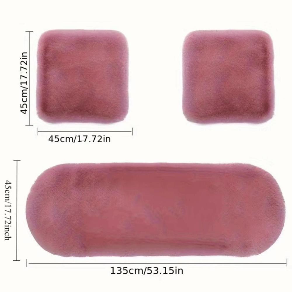 Thick Auto Seat Cushion Comfortable Faux Fur Car Seat Cover Practical Plush Car Seat Cover  Winter