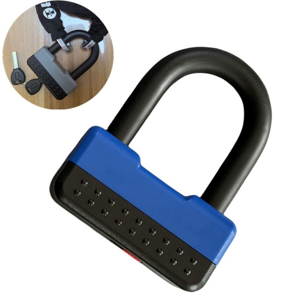 

Mini Portable U-shaped Lock Carbon Steel Motorcycle Cycling Chain Lock Bicycle Lock Scooter зелёный