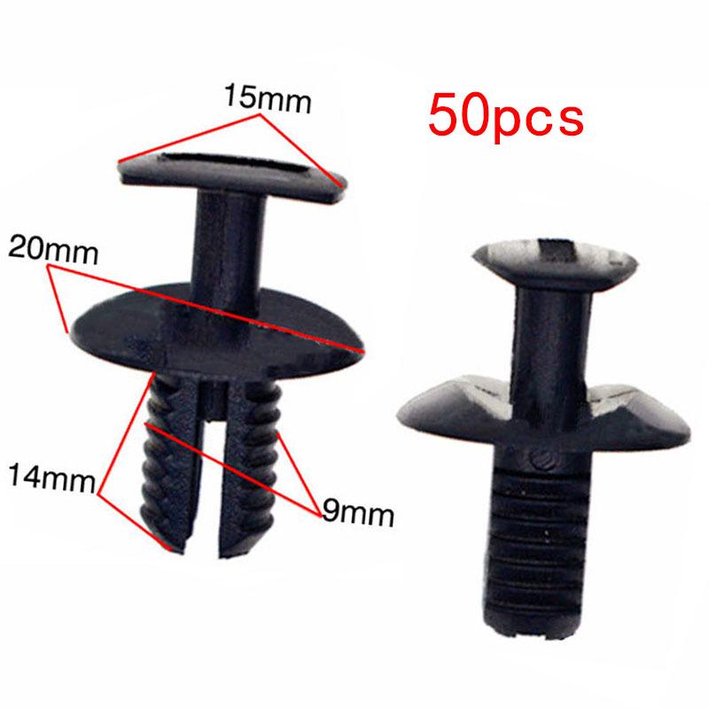 

Pack of 50 Rear Bumper and Fender Clips for BMW Boom Boost