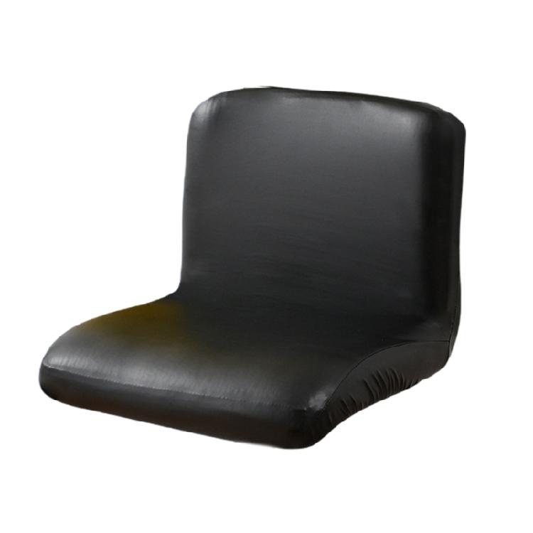 Съемный и моющийся чехол для барного стула из ПУ Чехол для барного стула для столовой, офиса, конференц-кресел Накидки Рукава чёрный