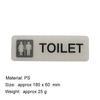 Male and Female Toilet Signage Sign Restroom Label WC Door Signs Men Women Bathroom Indicator for Mall Shops Cafe Home House