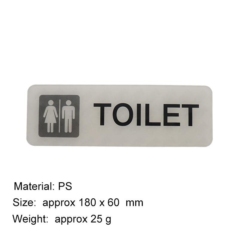 Male and Female Toilet Signage Sign Restroom Label WC Door Signs Men Women Bathroom Indicator for Mall Shops Cafe Home House