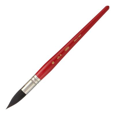 Holbein Watercolor Brush Black Resable 6 204166 ch-A No.
