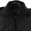 LAVENHAM Made in England Long sleeve Quilted coat 36 black Hooded Women Used