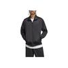 Adidas Originals All Over Logo Print Stand Collar Jacket Men Jacket Black HZ4155