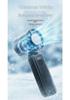 Foldable Handheld Mini Fan with Digital Display for Outdoor Cooling