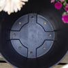 Yousheng Rustic Barrel-Style Round Planter, Wood-Inspired Finish Resin Planter with Built-In Drainage System, for Outdoor Patio And Garden