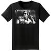 Vintage Smoking Man Graphic Black T-Shirt