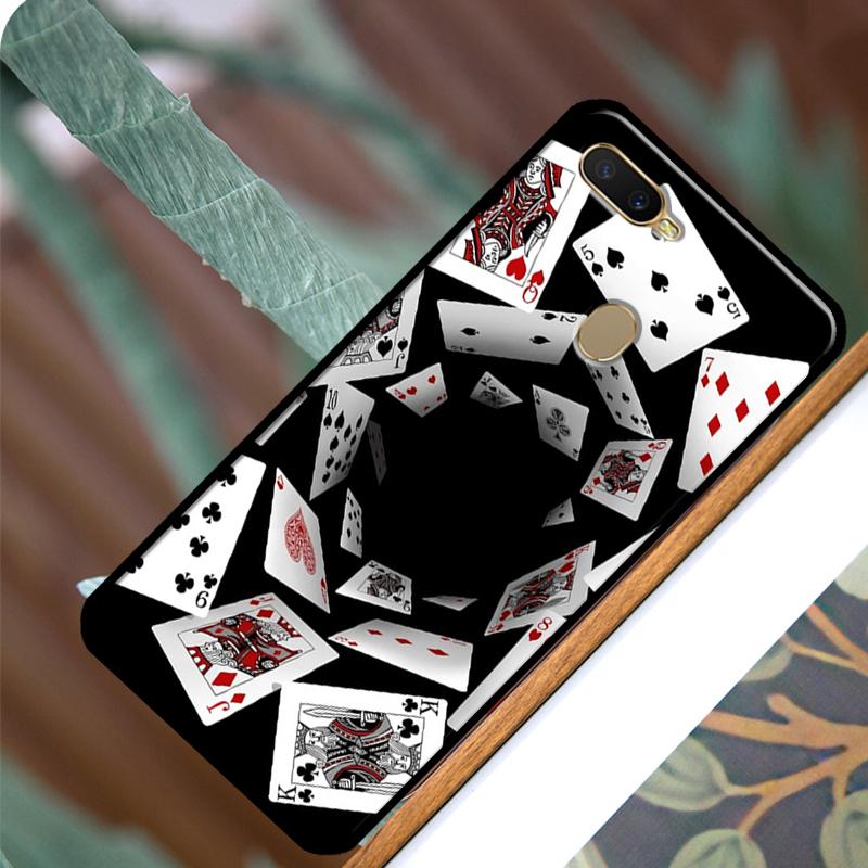 Las Vegas Casino Poker Case For OPPO A83 A91 A93 A1K A15 A3S A54 A74 A94 A5 A9 A31 A53 A52 A72 A53S Back Cover