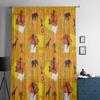 Afrikanischer Elefant, Giraffe, Tüll, transparente Vorhänge für Wohnzimmer, Schlafzimmer, Küche, Dekoration, Voile-Organza-Vorhänge