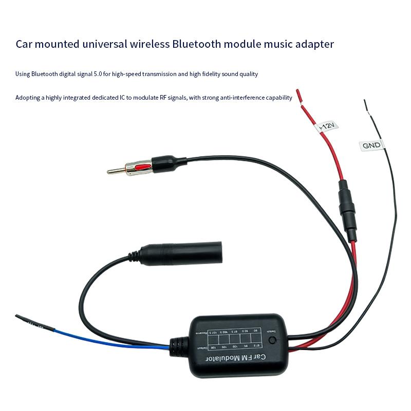 Hot Sale Durable High Quality Black Car Radio Antenna Lossless Audio Modulator 76MHZ-108MHZ