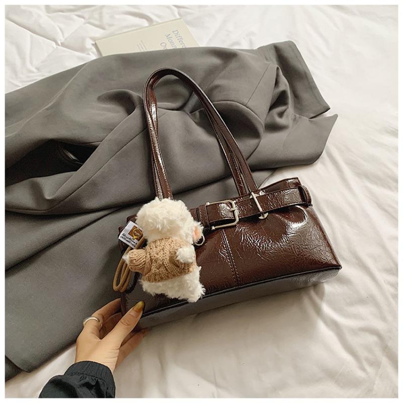 Commute Trend Fashion Trendy Handbag for Women, Small-sized, with Unique Texture, Single Shoulder Bag on The Armhole