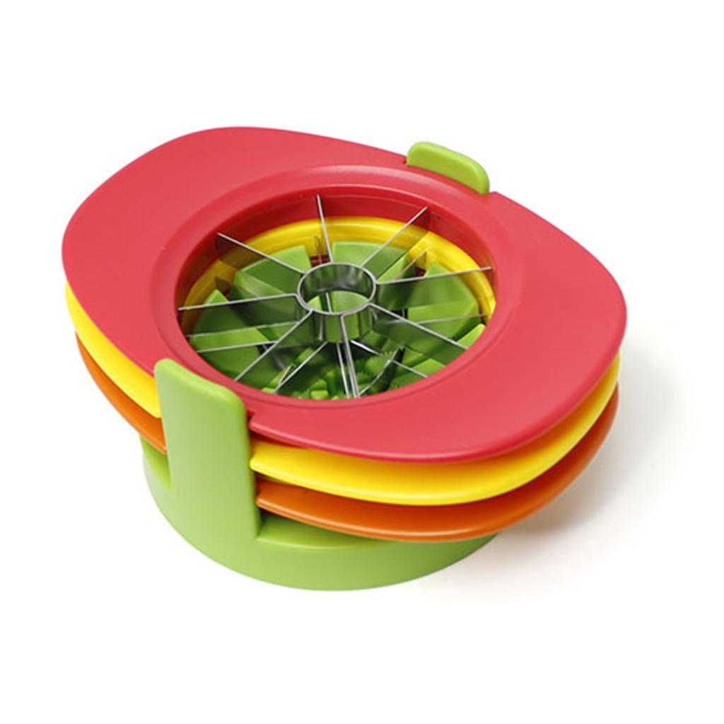 3 In 1 Fruit Vegetables Slicers,Stainless Steel Heavy Duty Vegetable Cutter for Home,Multi-Functional Kitchen Tool