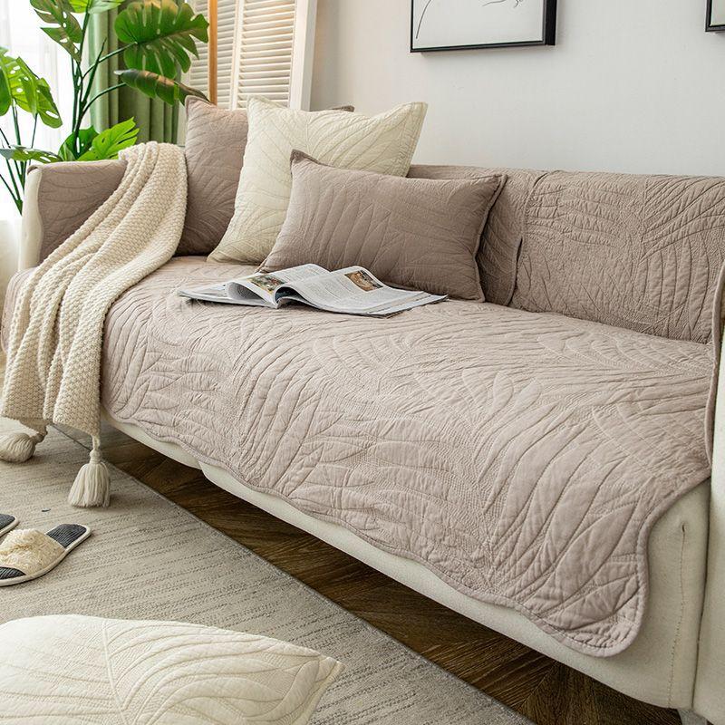 Pure Cotton Sofa Cover For Modern Living Room Non-Slip Washable Couch Protector Home Decor Four season universal Sofa Seat Mats 70x70cm 275x275in легкие хаки 3240₽