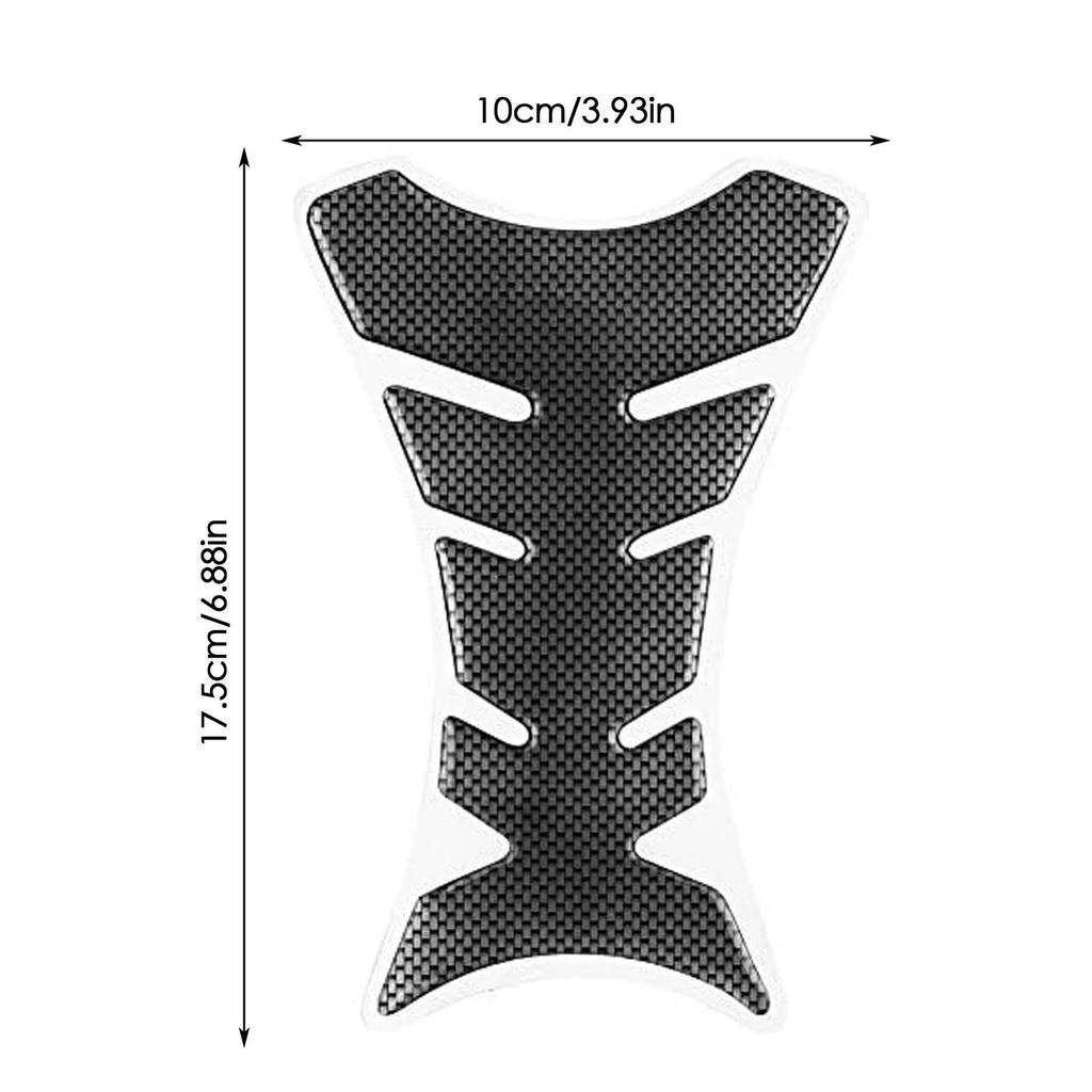 Gevrkjenp Motorcycle Tank Protector, Motorcycle Tank Pad,Motorcycle Tank Sticker Waterproof Motorcycle Pad Fishbone |
