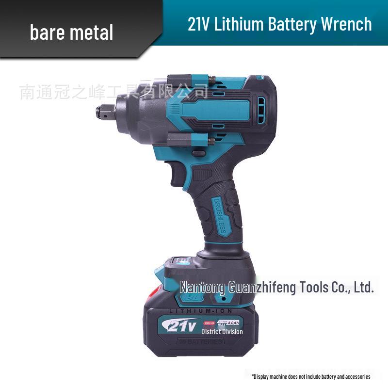 Brushless 1300N High Torque Lithium Impact Wrench for Auto Repair – Power Tool Set