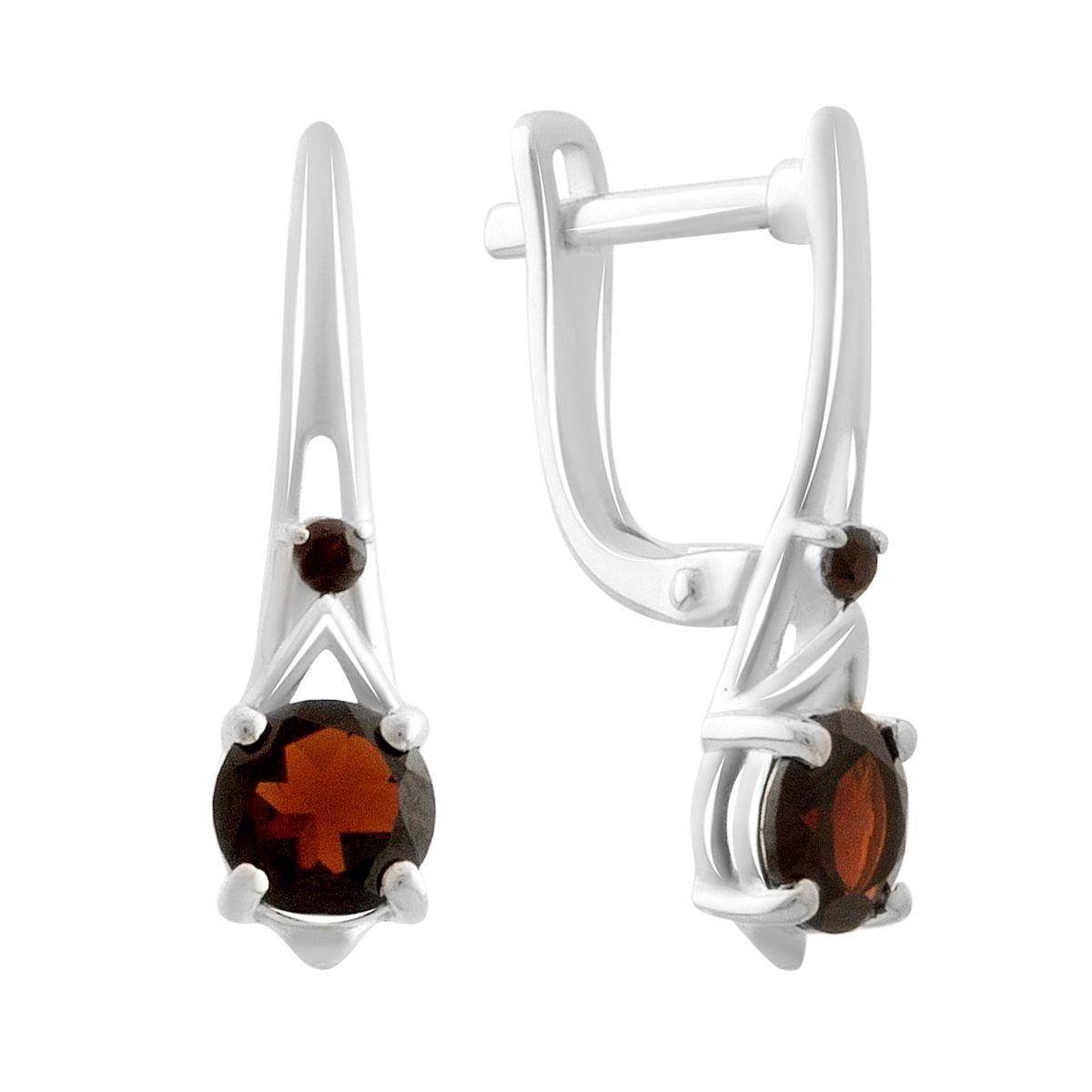 

Серебряные серьги с натуральным гранатом 2.001ct (2181866)