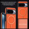 Custodia magnetica in pelle di fibra di carbonio di lusso per Google Pixel 10 Pro Xl 9A 9 Ricarica wireless Cover sottile antiurto