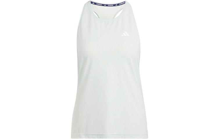 

Adidas Running Tank Tops Women s Green Crew Neck Moderate Straight Fit IN2964 L
