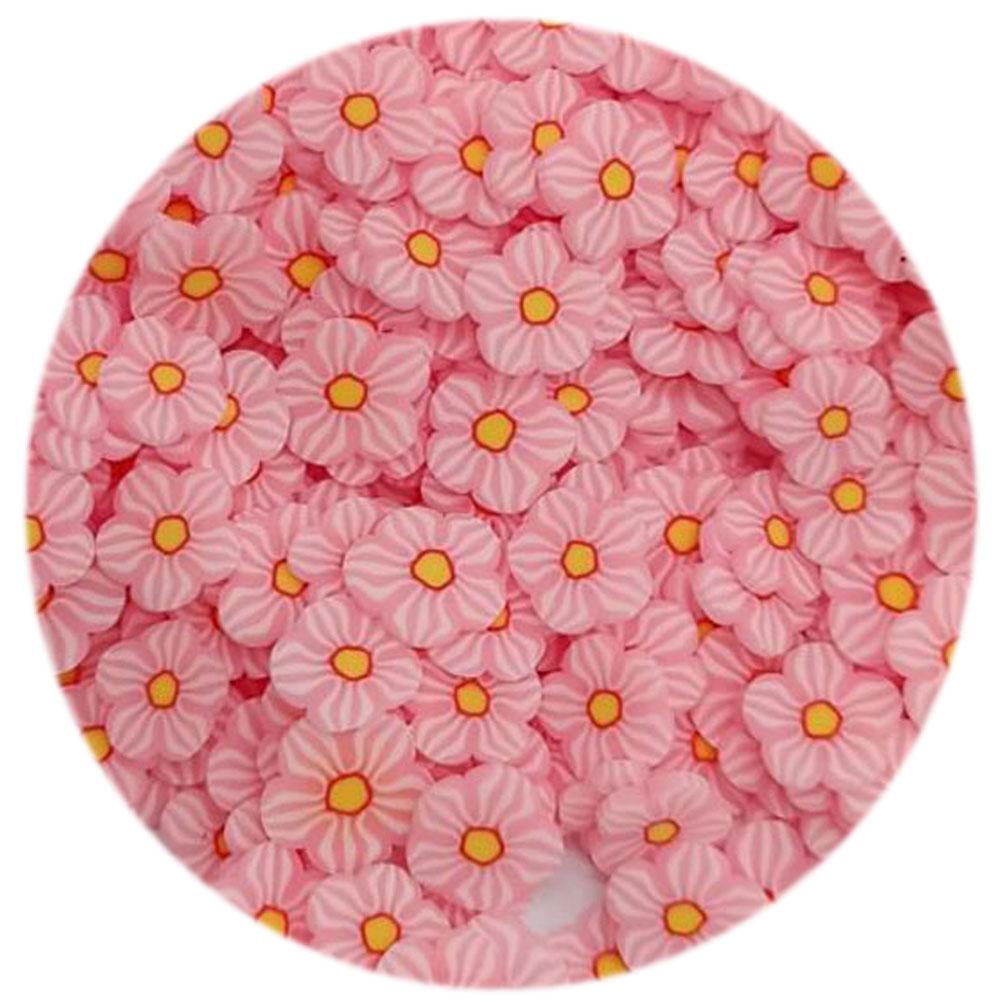 Mix Design Daisy Flower Polymer Clay Colorful Sprinkles for DIY Crafts Tiny Cute 5mm Plastic Klei Mud Particles