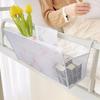Space Saving Sundries Storage Basket Heavy-Duty Metal Organizer Bedside Organizer  Dormitory Use
