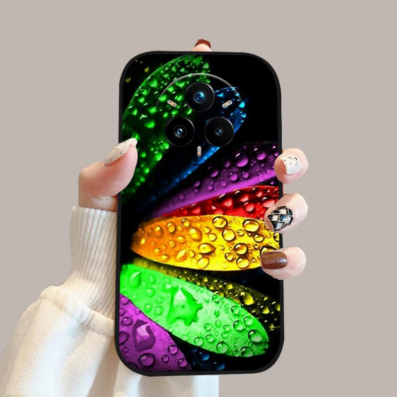Módní barevný potisk pro pouzdro Realme 14 Pro+ 14 Pro Plus 5G Silikonové TPU Měkký kryt telefonu pro Realme 14 Pro Nárazník Fundas Taška