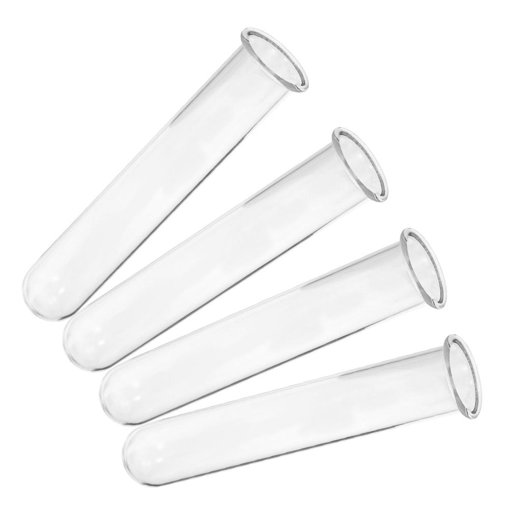 4 Stück Hydroponische Vase Blumenarrangement Pflanzenvermehrungsröhrchen Kleine Vasen Starter Glas Test