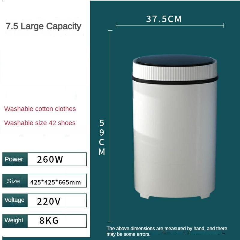 Household Small Electric Washing Machine Large Capacity Semi-automatic Shoe Washing Machine Multifunctional Washing Device