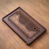 Chuàngfā Walnut Wood Tea Tray with Drainage
