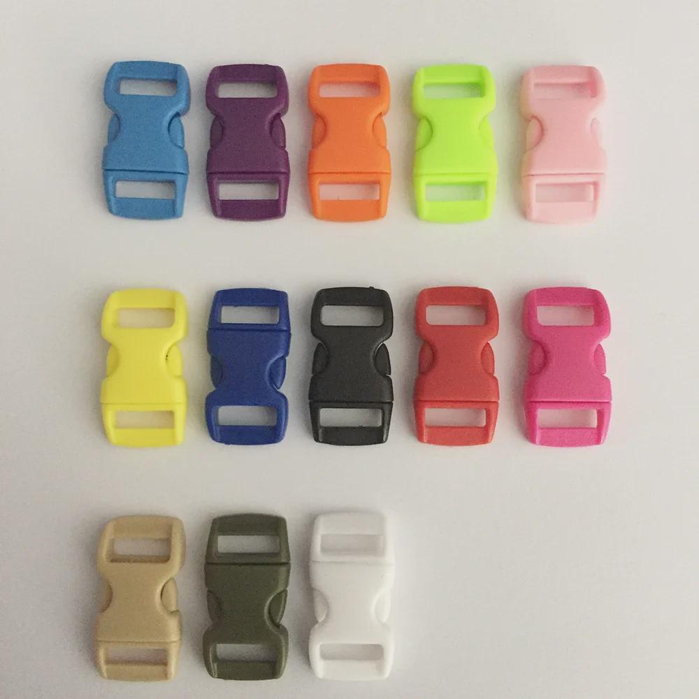 Barevné malé přezky pro matku a dítě, 1CM ekologický plast, velikost 29 x 15 mm.