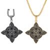 Damen Hexerei Edelstahl Choker Halsketten Vintage Amulette Schmuck Geschenk