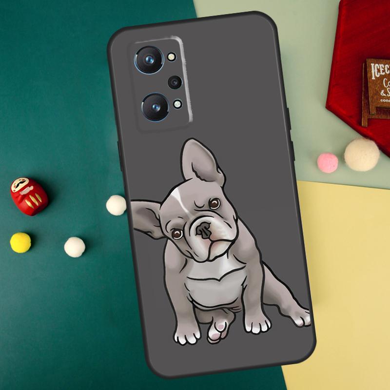 French Bulldog Dog For Realme 12 11 Pro Plus 9 10 GT5 GT3 GT Neo5 C35 C31 C30 C33 C51 C53 C55 C25s C21Y Case