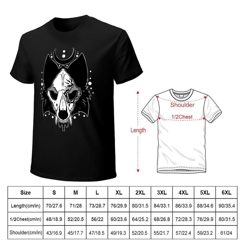 Tribal Wolf Schädel T-Shirt schnell trocknend neue Geschenke und T-Shirts T-Shirts für Männer Packung