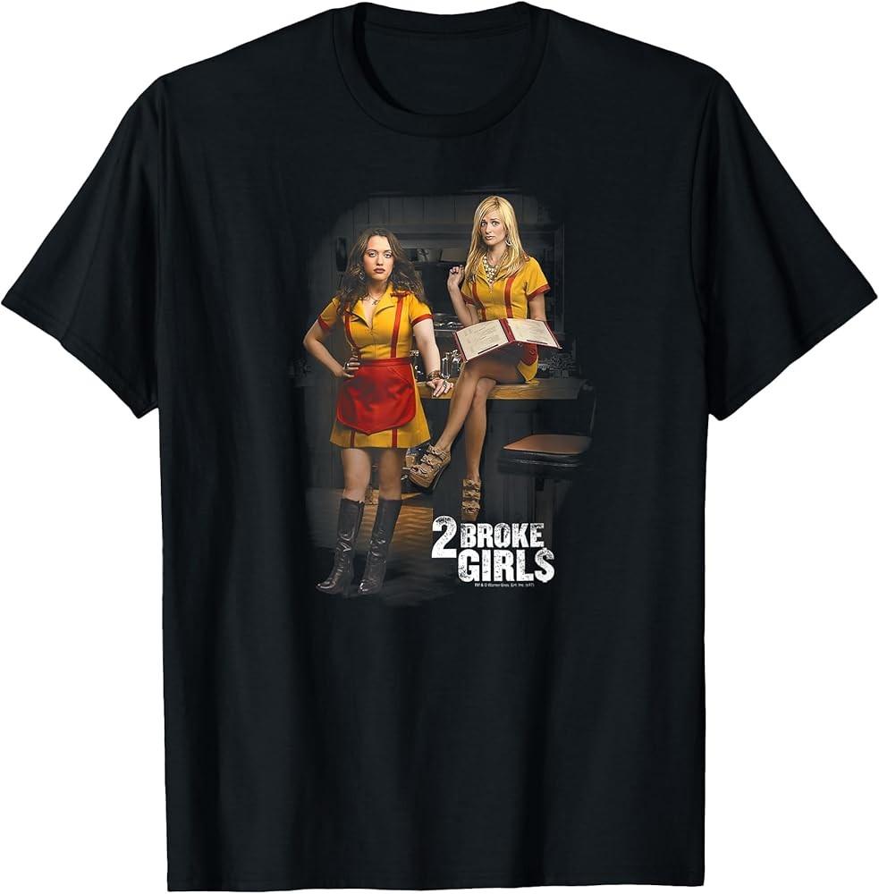 2 Broke Girls Max & Caroline T-Shirt M