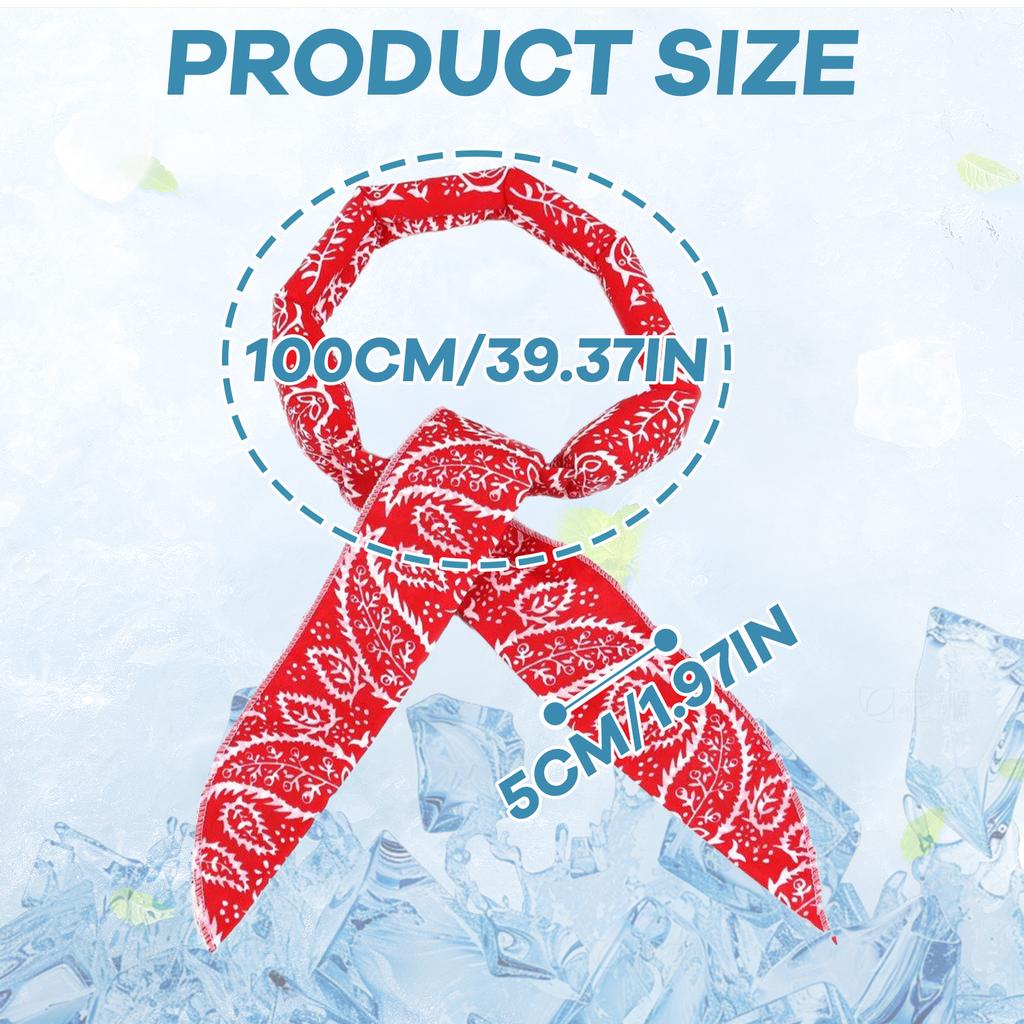 Cooling Towel Sports Ice Cooling Scarf Cold Sensation Neck Scarf for Running Hiking Gym Workout Outdoor Activities