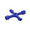1Pc Multifunction 4 Ways Universal Triangle Wrench Key Plumber Keys Triangle