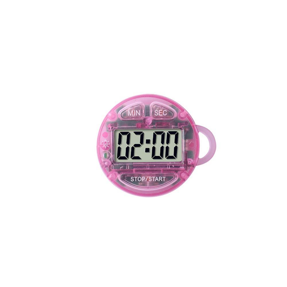 LCD Display Digital Timer Handheld Keychain Timer Convenient Countdown Timer Baking